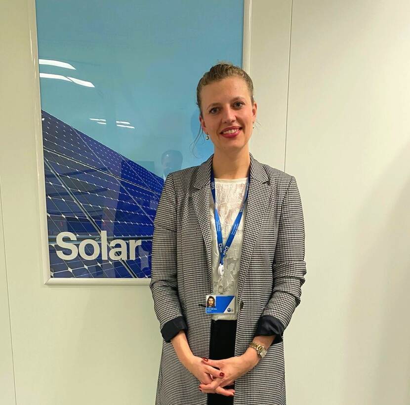 Sanne van der Mijl, climate engagement coordinator bij het Internationaal Energie Agentschap